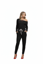 Load image into Gallery viewer, Capree Off-The-Shoulder Jumpsuit