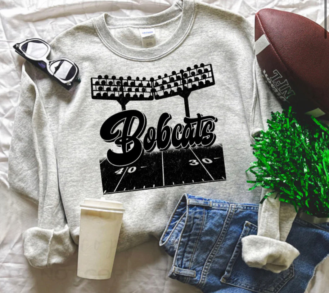 Stadium Lights Bobcats Sweatshirt