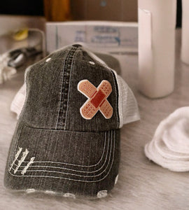 Nurse Bandaid Boo Boo Hat