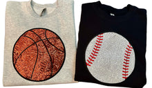 Load image into Gallery viewer, Sequin Basketball Sweatshirt (Various Colors)