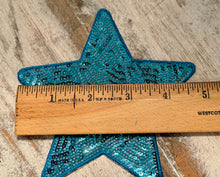 Load image into Gallery viewer, Sequin Stars Iron On Patch (Small &amp; Large)