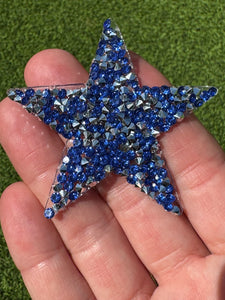 Rhinestone Star Iron On Patches