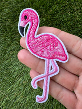 Load image into Gallery viewer, Pink Flamingo Iron On Patches