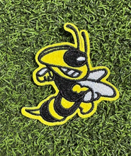 Load image into Gallery viewer, Hornet - Yellow Jacket Mascot Iron On Patches