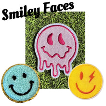 Load image into Gallery viewer, Smiley Face Iron On Patches