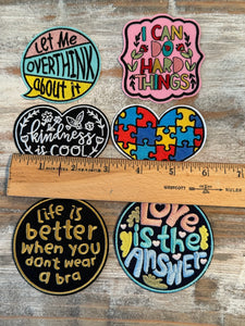 Phrases & Sayings Iron On Patches