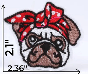 Dog Iron On Patches (Various Styles)