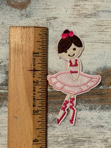 Ballerina Iron On Patch