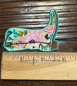 Cowboy Boot Iron On Patches