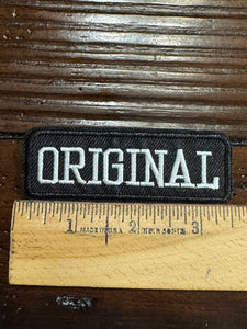 Original Iron On Patches