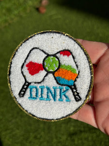 Pickle Ball Iron On Patches