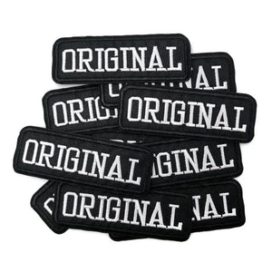 Original Iron On Patches