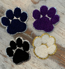 Load image into Gallery viewer, Chenille Paw Print Iron On Patches