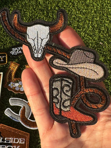 Western & Rodeo Iron On Patches