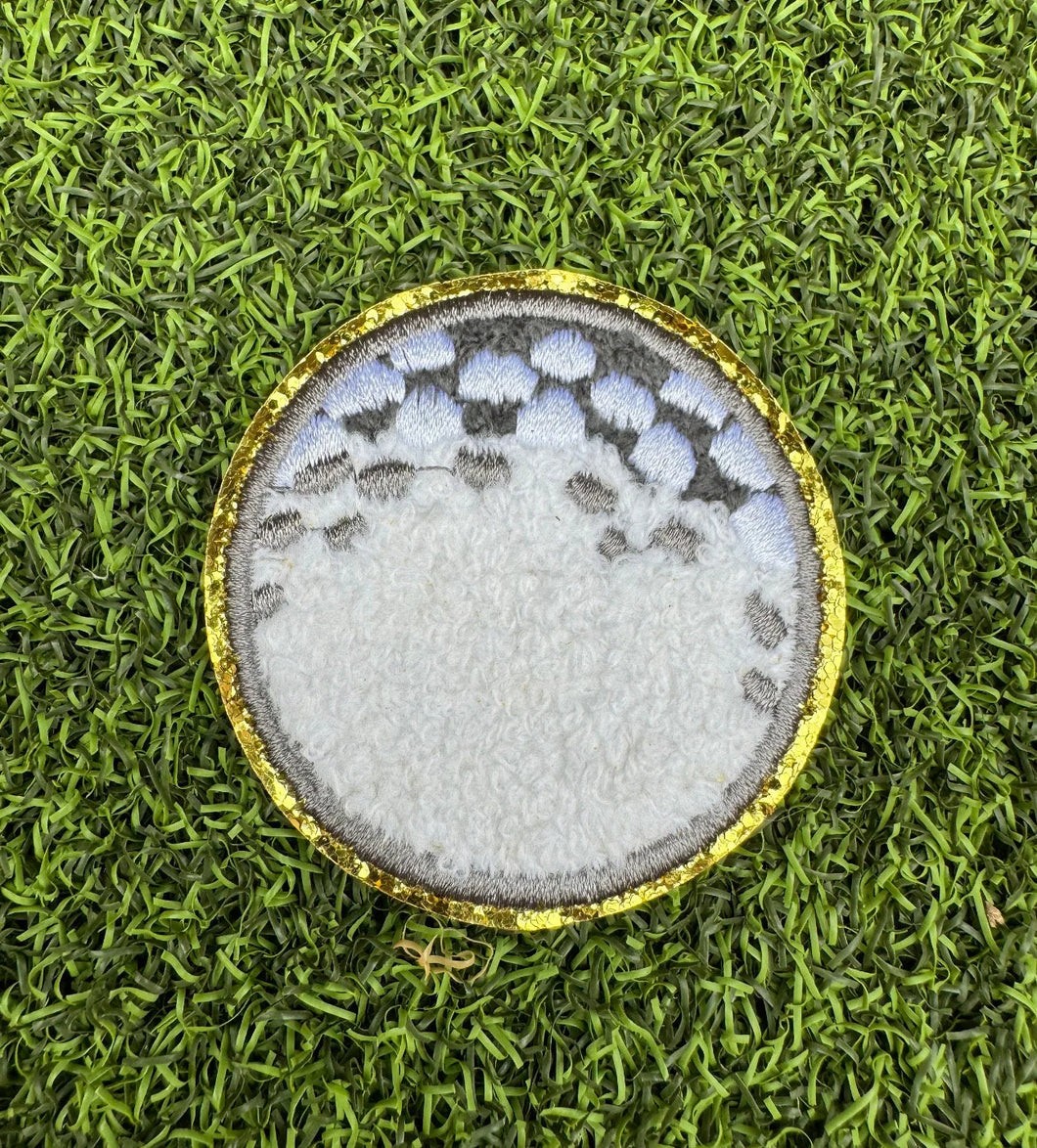 Golf Ball Iron On Patches