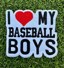 Load image into Gallery viewer, I Love My Baseball Boys Iron On Patch