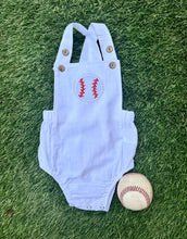 Load image into Gallery viewer, Baseball Baby 6-9 Month Romper