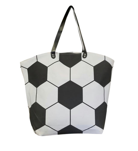 Oversized Soccer Tote Bag