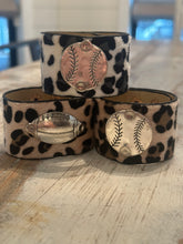 Load image into Gallery viewer, Leopard Sports Cuffs (Baseball/Softball/Soccer/Football)