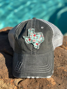 Floral Texas Trucker Cap