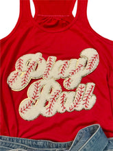 Load image into Gallery viewer, Chenille Baseball Play Ball Tanks &amp; Tees