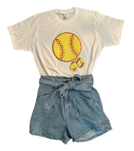 Load image into Gallery viewer, CUSTOM Chenille Patch Softball Tops