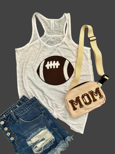 Chenille Patch Football Tops