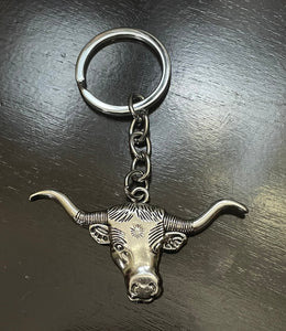 Western Steer Key Rings