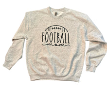 Load image into Gallery viewer, Football Mom Crew Neck Sweatshirt