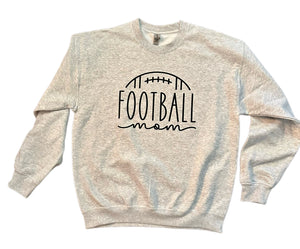 Football Mom Crew Neck Sweatshirt