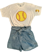 Load image into Gallery viewer, CUSTOM Chenille Patch Softball Tops