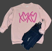 Load image into Gallery viewer, Pink XOXO Sweatshirts
