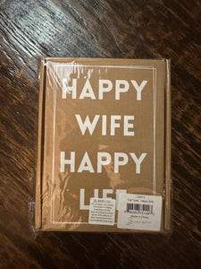 Happy Wife Tea Towel