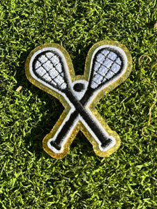 Lacrosse Iron On Patches