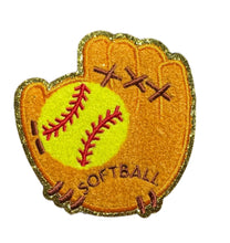 Load image into Gallery viewer, Large Softball Iron On Patches