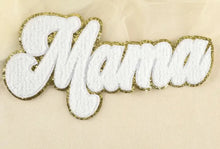 Load image into Gallery viewer, Large Chenille Mama Iron On Patch (Various Colors)