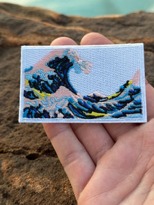 Beach Waves Iron On Patch