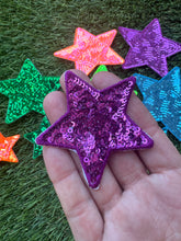 Load image into Gallery viewer, Sequin Stars Iron On Patch (Small &amp; Large)