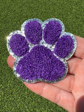 Load image into Gallery viewer, Chenille Paw Print Iron On Patches