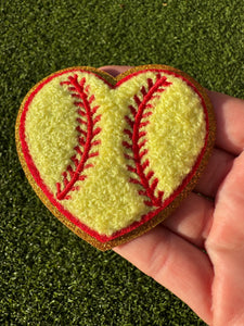 Softball Iron On Patches