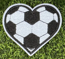 Load image into Gallery viewer, Heart Sports Iron On Patches