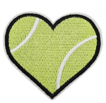 Load image into Gallery viewer, Heart Sports Iron On Patches