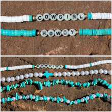 Load image into Gallery viewer, Turquoise Beaded Hat CHAINS (Various Styles)