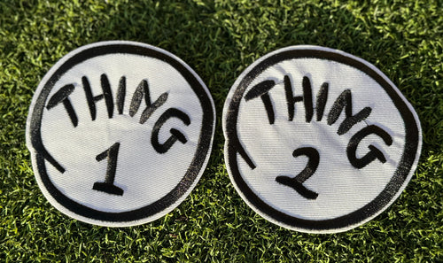 Thing 1 & Thing 2 Iron On Patches