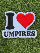 Load image into Gallery viewer, I Love Umpires Iron On Patch