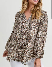 Load image into Gallery viewer, Leopard Baby Doll Top