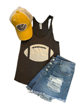 Load image into Gallery viewer, Metallic Silver Football Tank