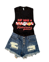 Load image into Gallery viewer, Hot Dogs &amp; Homeruns Tank Top
