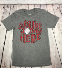 Load image into Gallery viewer, Outta Here Baseball T-Shirt - The Barron Boutique