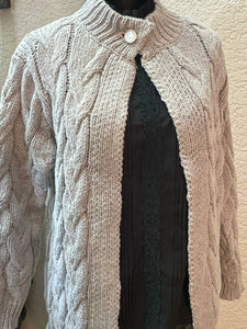 Cable Knitted Cape (Various Colors)